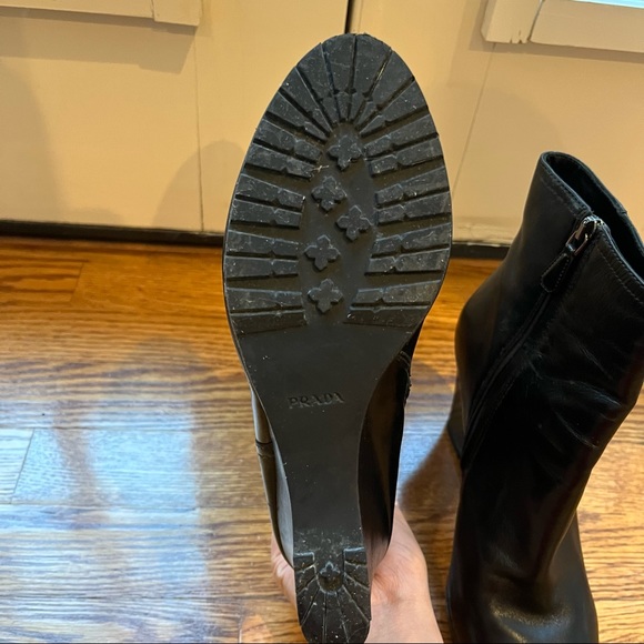 Prada Wedge Ankle Booties - Picture 2 of 7